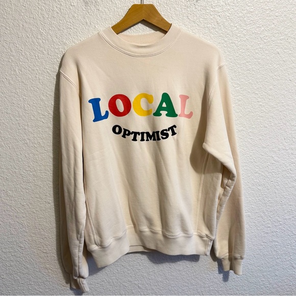Madhappy Tops - RARE Madhappy Local Optimist Graphic Pullover Crewneck Sweatshirt Unisex Size XS